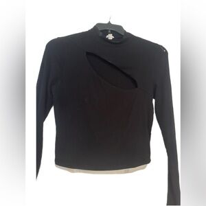 Garage-Black Long Sleeve Women's Top
